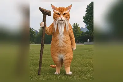 Old Man Cat